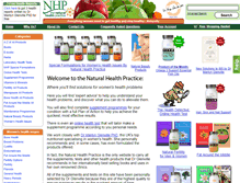 Tablet Screenshot of naturalhealthpractice.com